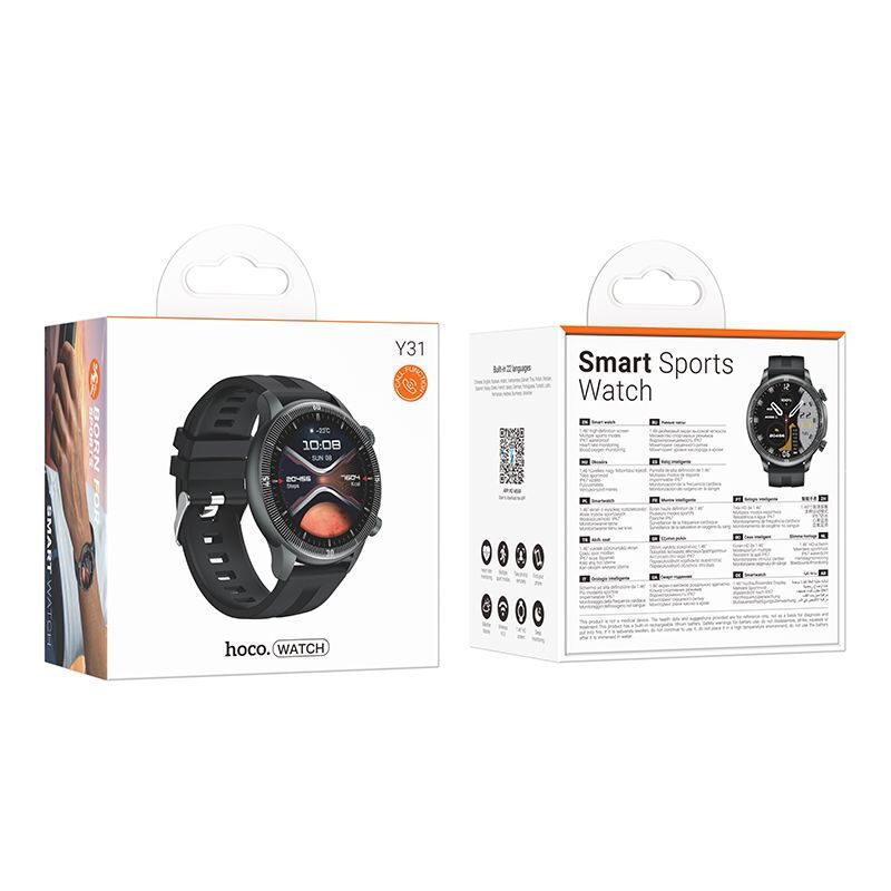 Hoco Y31 Smartwatch (Black) view 4