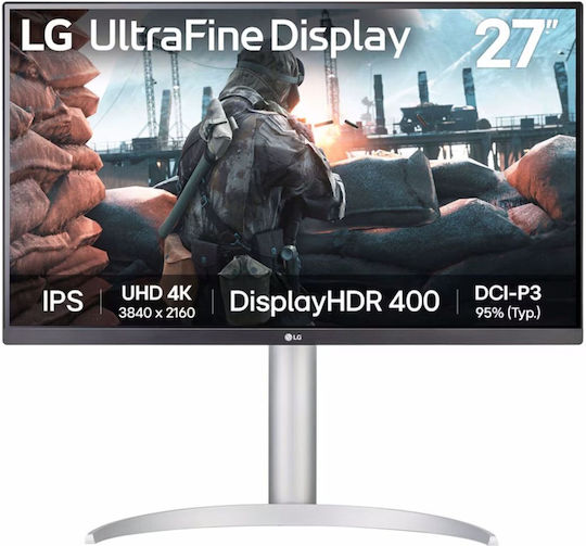 LG UltraFine 27UP650K-W IPS HDR Monitor 27" 4K 3840x2160 with Response Time 5ms GTG