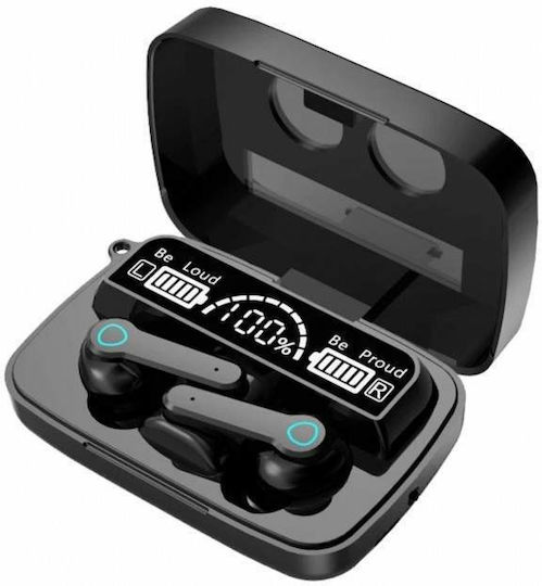 In-ear Bluetooth Handsfree Earphones with Charging Case Charging Case With Flashlight Digital Display view 1