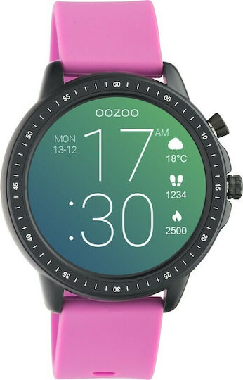 Oozoo Q00331 45mm Smartwatch with Heart Rate Monitor (Black) view 2