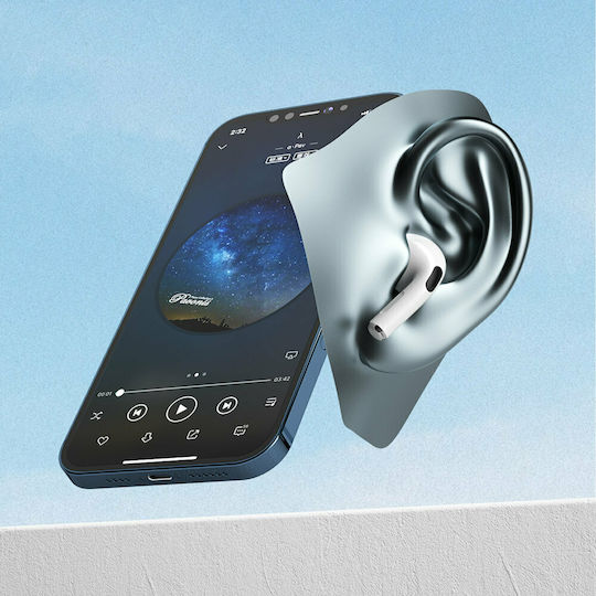 Dudao U15S In-ear Bluetooth Handsfree Earphones with Charging Case White view 5
