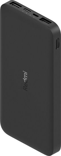 Xiaomi Redmi VXN4305GL Power Bank 10000mAh 5W with 2 USB-A Ports Black view 5