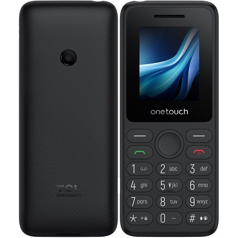 TCL OneTouch 5041 Dual SIM Mobile with Buttons Black view 1