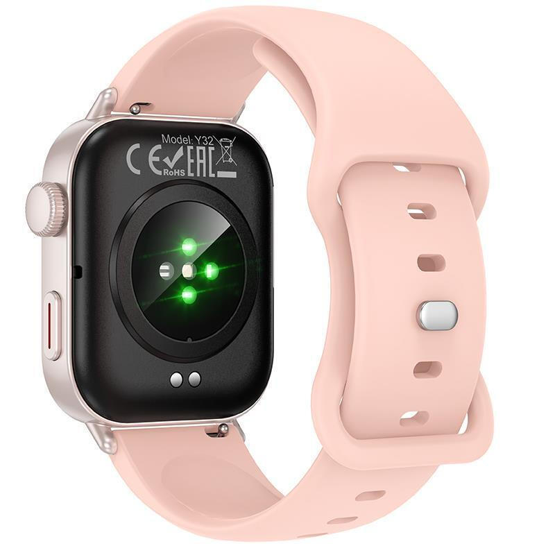 Hoco Y32 Smartwatch with Heart Rate Monitor (Pink) view 2