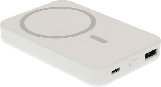 Pavareal PA-PB17 MagSafe Power Bank 5000mAh with USB-A Port White view 3