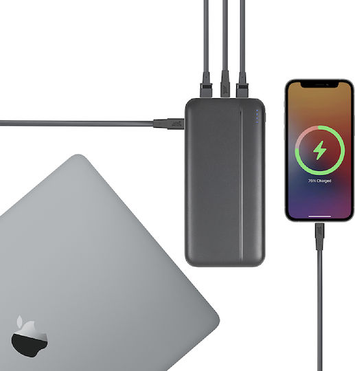 Rivacase VA2031 Power Bank 10000mAh with 2 USB-A Ports Black vista 4