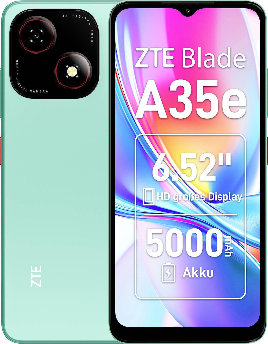 ZTE Blade A35e Dual SIM (2GB/64GB) Green view 1