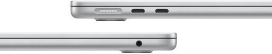 Apple MacBook Air 13" (2024) 13.6" Retina Display (M3-8-core/16GB/256GB SSD) Silver (International English Keyboard) view 4