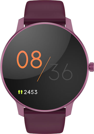 Bemi ARI Smartwatch with Heart Rate Monitor (Purple) view 3