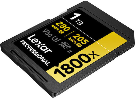 Lexar Professional 1800x Memory Card 1TB SDXC UHS-II U3 view 4