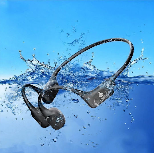 Fitpaddy FitBone Pro Bone Conduction Bluetooth Handsfree Headphones with Sweat Resistance Black Ansicht 3