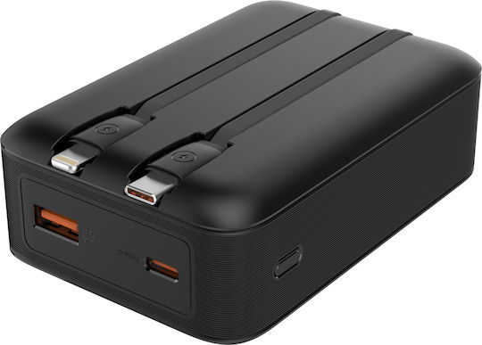Powertech PT-1504 Power Bank 20000mAh 22.5W with USB-A Port Power Delivery / Quick Charge 4.0 Black view 3