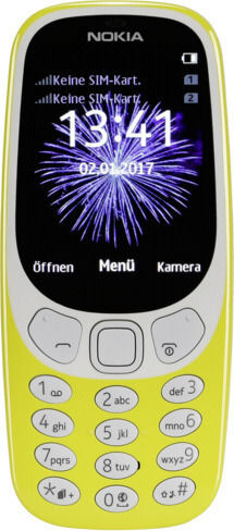Nokia 3310 2017 Dual SIM (16MB) Mobile Phone with Buttons (English) Yellow view 5