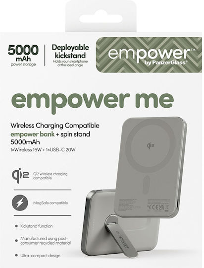 PanzerGlass Empower MagSafe 5000mAh 20W with USB-C Port Titanium view 2