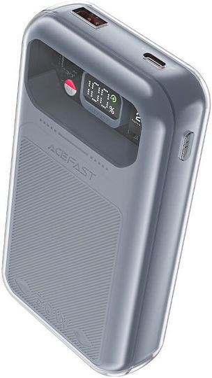 Acefast Sparkling Series Power Bank 20000mAh 30W Gray view 4