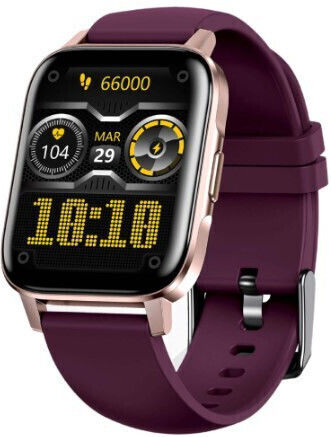 Egoboo M5 Smartwatch with Heart Rate Monitor (Purple) view 2