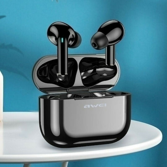 Awei T29 In-ear Bluetooth Handsfree Earphones with Sweat Resistance and Charging Case Black vue 7