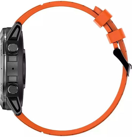 Nubi NX10 Smartwatch with Heart Rate Monitor (Orange) view 9