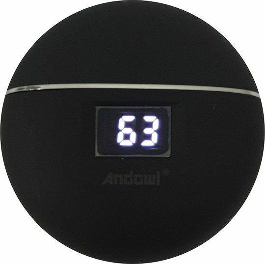 Q-A254 In-ear Bluetooth Handsfree Earphones with Charging Case Black view 1