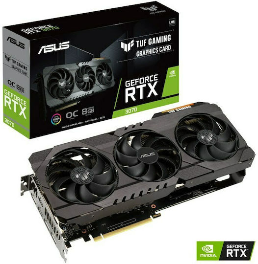 Asus GeForce RTX 3070 8GB GDDR6 TUF Gaming V2 OC Graphics Card view 4