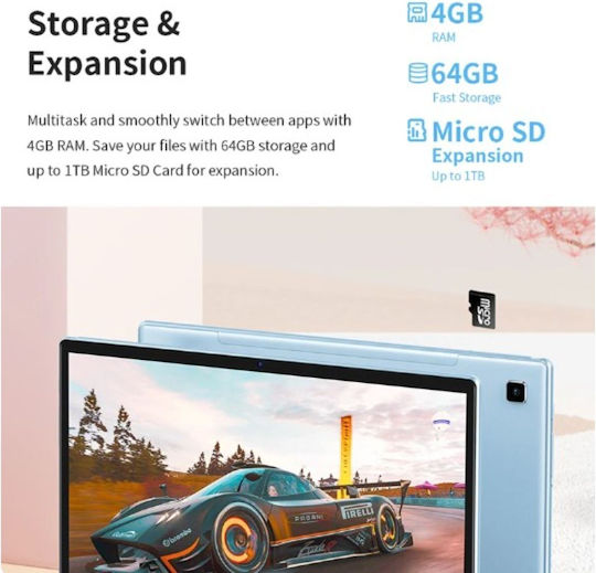 Teclast P20S 4G 10.1Inches Tablet (4GB/64GB) Blue view 4