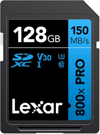 Lexar Professional 800x SDXC 128GB U1 UHS-I With Adapter view 1