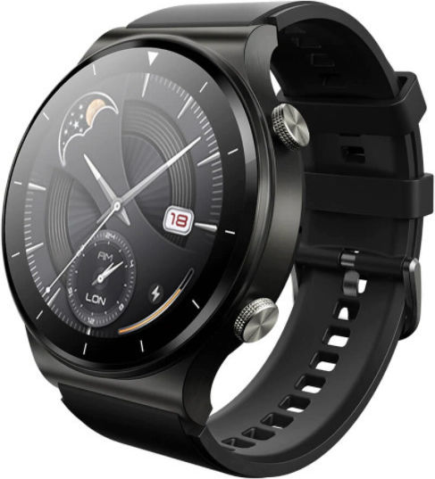 BlackView R7 Pro Aluminium 46mm Smartwatch with Heart Rate Monitor (Black)