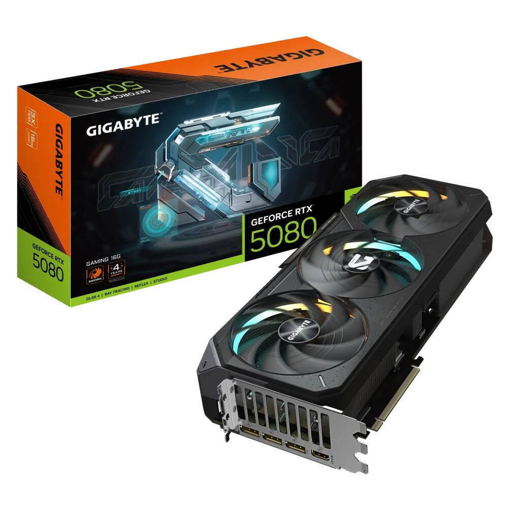 Gigabyte GeForce RTX 5080 16GB GDDR7 Gaming Graphics Card GV-N5080GAMING-16GD view 1