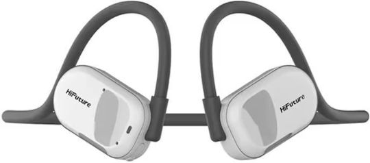 HiFuture Future Mate In-ear Bluetooth Handsfree Earphones with Sweat Resistance Silver/White view 2