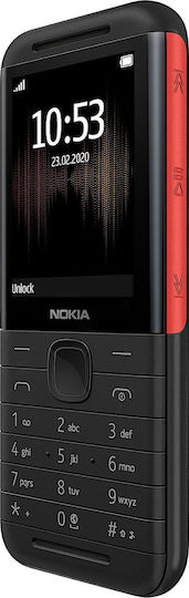 Nokia 5310 2020 Dual SIM Mobile Mobile with Buttons Black/Red view 3