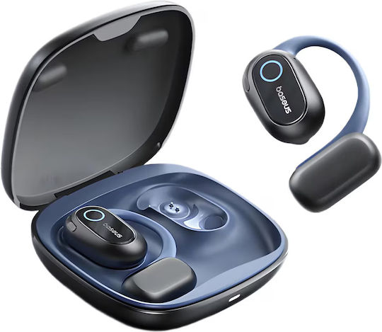 Baseus Bowie MF1 Bone Conduction Bluetooth Handsfree Earphones with Sweat Resistance and Charging Case Black view 3