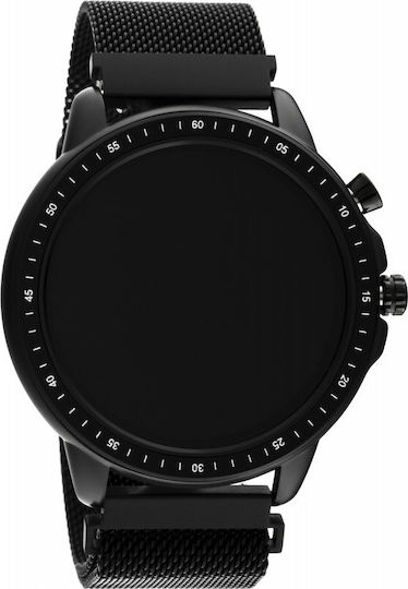 Oozoo Q00309 45mm Smartwatch with Heart Rate Monitor (Black) view 3