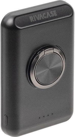 Rivacase VA2603 MagSafe Power Bank 5000mAh 20W with USB-A Port and USB-C Port Black view 3