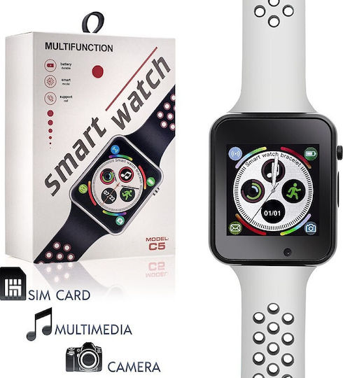 C5 Smartwatch (White) view 2