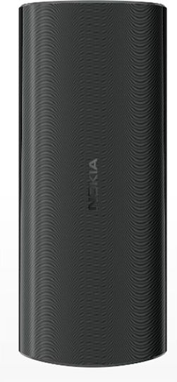 Nokia 105 4G (2023) Dual SIM Mobile with Buttons (Greek Menu) Charcoal view 2