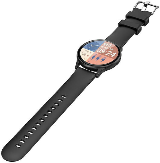 Hoco Y15 Aluminium Smartwatch with Heart Rate Monitor (Black) view 2