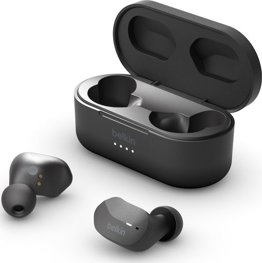 Belkin Soundform In-ear Bluetooth Handsfree Earphones with Sweat Resistance and Charging Case Black view 3