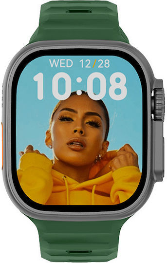 DAS.4 SU08 Smartwatch with Heart Rate Monitor (Black / Green) view 3
