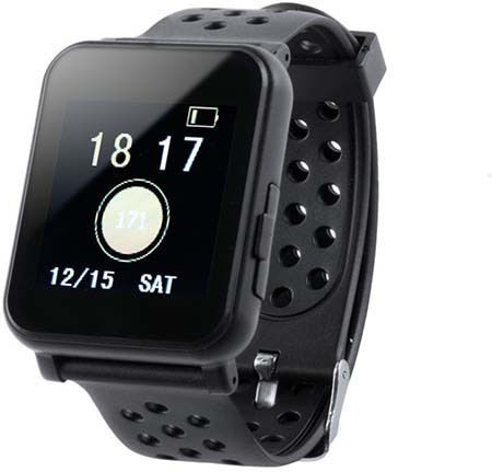 7553 Smartwatch with Heart Rate Monitor (Black)