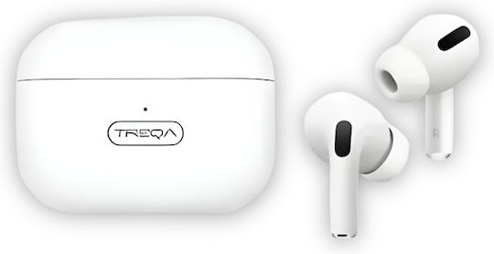 Treqa In-ear Bluetooth Handsfree Earphones with Sweat Resistance and Charging Case White view 1