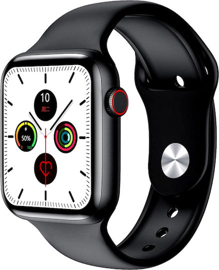 Smartwatch Pro W Edition Idealstore Ips Touch Screen Monitors Weather Forecast Heart Rate Sleep Ekg Blood Pressure Pregnancy Period Music Control Ip 68 Pedometer Black