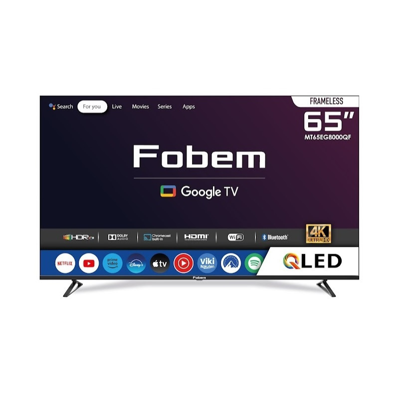 Fobem Smart Television 65" 4K UHD QLED Fobem HDR (2022)