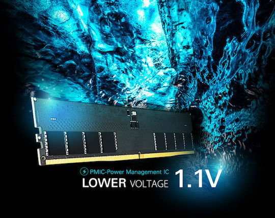 Silicon Power DDR5 with Module 1x16GB and Speed 4800 for Desktop SP016GBLVU480F02 view 3