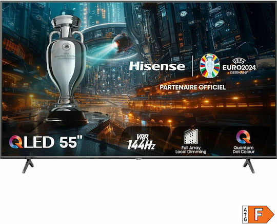 Hisense Smart Television 55" 4K UHD QLED 55E7NQ Pro HDR (2024) view 3