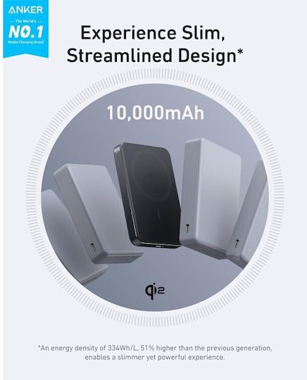 Anker MagGo MagSafe Power Bank 10000mAh 15W Black view 6