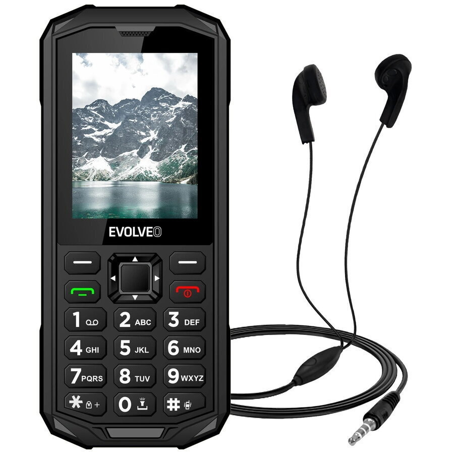 Evolveo StrongPhone X5 Dual SIM Resistant Mobile with Buttons Black-Grey view 8