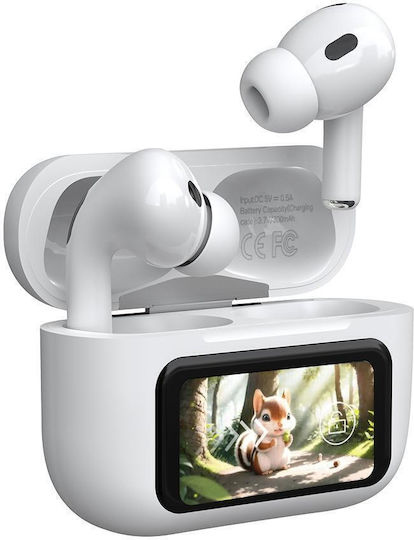 XO X36 In-ear Bluetooth Handsfree Earphones with Charging Case White view 2