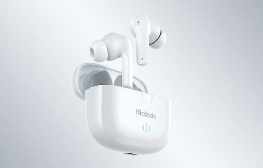 Mcdodo B03 In-ear Bluetooth Handsfree Earphones with Sweat Resistance and Charging Case White vista 3