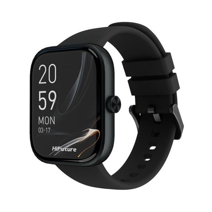 HiFuture Lume Aluminium Smartwatch with Heart Rate Monitor (Black) view 2