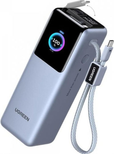 Ugreen Nexode PB728 Power Bank 25000mAh 200W with USB-A Port and 2 USB-C Power Delivery Ports Gray vue 3